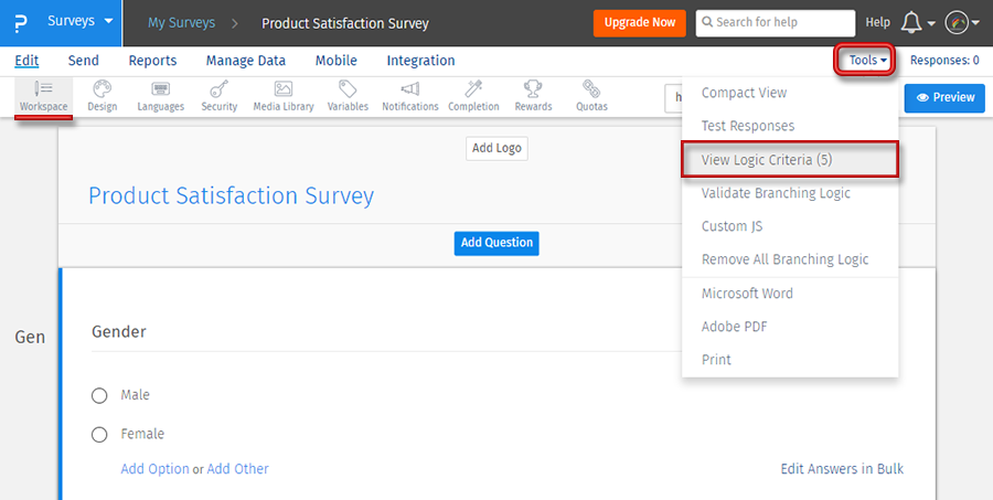 Survey Software Help Image